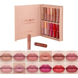 FARSEE12 kit de labiales, vaso antiadherente de larga duración, brillo labial que no se desvanece, juego de lápices labiales para una apariencia brillante, regalo para amigos, novias