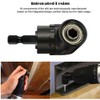 Aswalling 6Pcs Right Angle Drill Attachment Set with 105° Angle