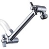 G-Promise 5.8 Inch All Metal Shower Head Extension Arm, Adjustable