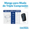 Manga Para Muslo De Triple Compresión (azul x grande)