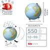 Ravensburger The Earth 540 Piece 3D Puzzle - Engaging Fun