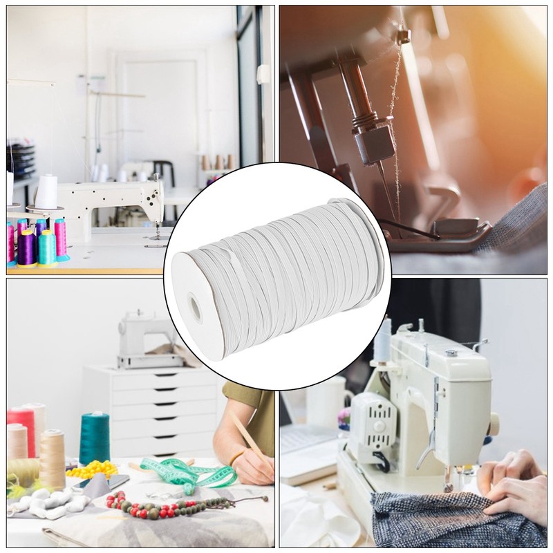 200 Yards/Roll Elastic Band High Elasticity Multifunctional for Protective Clothing