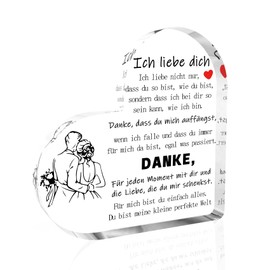 Valentine's Day Gift for Her, Acrylic Decoration Gifts for Couples, Anniversary Gift for Her, Wedding Anniversary Gifts for Women