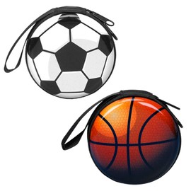 2 Pieces of Football-Shaped Coin Purses, Sports Gifts, Creative Coin Purses, Mini Coin Purses, Supplies for Football Fans