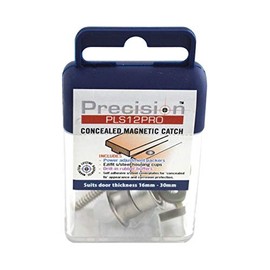 Precision Lock Magnetic Catch with Adjustable Black (16 mm to 30 mm Door)