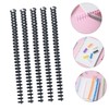 Operitacx 1set Plastic Coil Wire Binding Spines Spiral Ring Binder