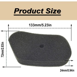 ZAMDOE GV100 Air Filter Kit for Honda HR173 HRB423 HRB535 HRG413 Lawnmowers Replacement Parts 17211-ZG1-700 AF012 Filter Sponge Foam Air Filter for Motorcycle with BMR4A Spark Plug 4Pcs