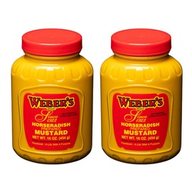Webers Horseradish Mustard - 16oz. (2-Pack)