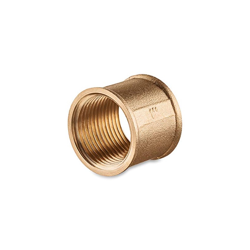 Brass Pipe Fittings Coupling 1" Female x 1” Female Threaded