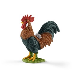 SCHLEICH 17064 Rooster, from 3 Years, Farm World Toy Figure, 3 x 6 x 6 cm