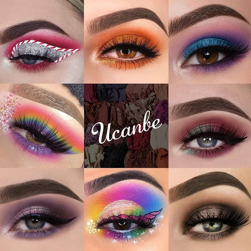 Kit De Maquillaje Profesional Paleta De Maquillaje+cepillos Desnudo