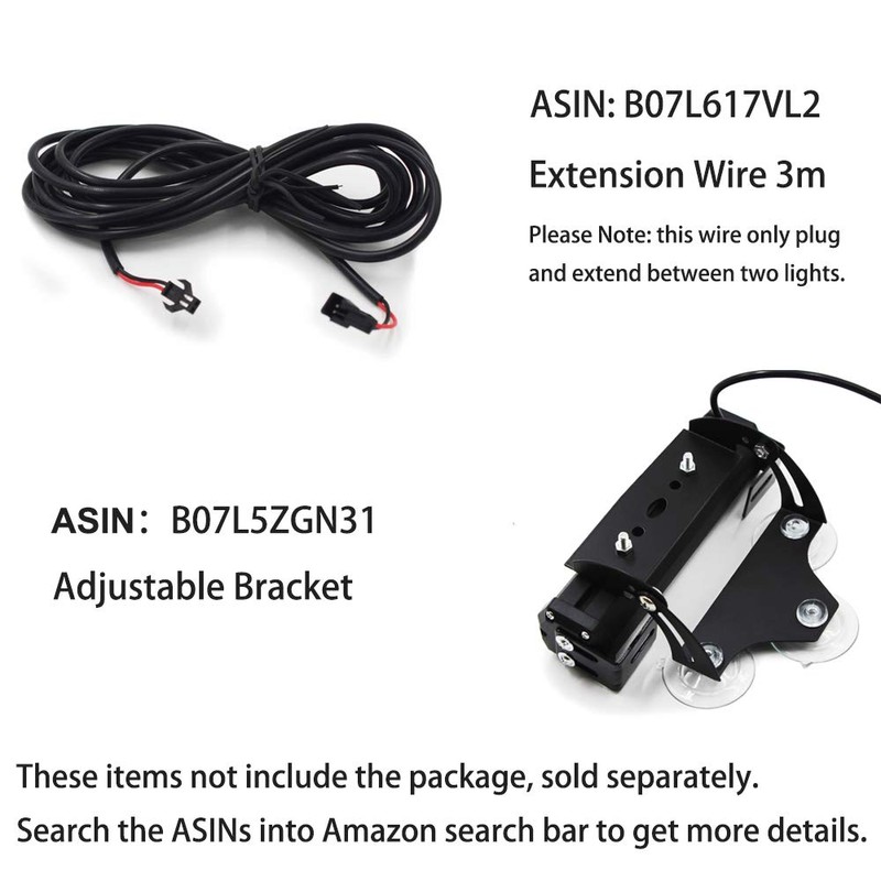 FOXCID 2 X 6 LED 9 Modes Traffic Advisor Emergency