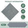 VallisCo 30 Pack Carpet Tile - 12” X 12” Self