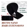 Hetto Extensiones De Cabello Natural 22in #1 Negro Azabache 50gr