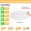 SunRider LED Flush Mount Ceiling Light Fixture, 4000K Neutral White,