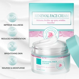 HASAIKA® Skin Brightening Cream, Anti-Spot Cream, Face Cream for Women, Effectively Brightens Age Spots, Sun Spots, Freckles and Melasmas (50 g)