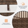 HOOBRO Storage Basket with Lid, 42.3 Gallon (160L) Wicker Basket,