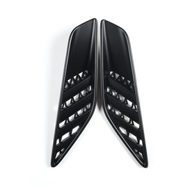 Sekhyna Rear Side Body Vent Cover Trim ABS 2PCS Compatible with Corvette C7 Stingray 2014-2019 Body Rear Side Window Lower Panel Air Vent Cover Trim (Matte Black)