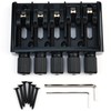 Zinc Alloy High Mass 5-String Headless Bass Bridge ，Superior Sustain