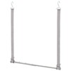 STORAGE MANIAC Hanging Closet Rod, Adjustable Width and Height Closet