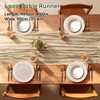 ALXBSONE Cheesecloth Table Runner, 160 inch Table Runner for Wedding,