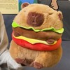 RichRabbit Hamburger Capybara Plush Capibara Stuffed Animal Plushies Toys Hugging