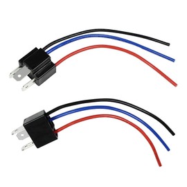 YUNPICAR H4 Headlight Fog Light Coupler Cable Female Replacement/Processing/Expansion Waterproof Plug Socket (H4 Conversion Connector)