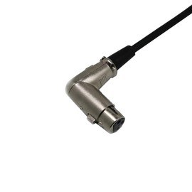 Sharplace XLR Right Angle 90 Degree Female to Male Mic Cable Connector