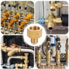 Brass Pipe Adapter - 5/8" SAE Female to 3/8" SAE