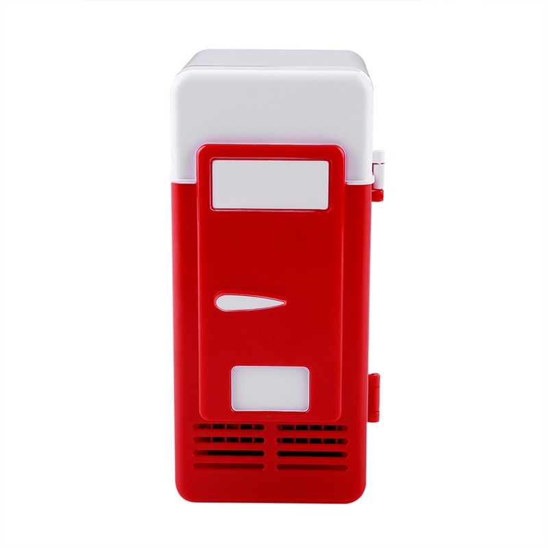 LED Mini USB Refrigerator USB Refrigerator Drinks Beverage Cans Refrigerator