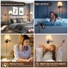 TRLIFE Wall Sconce Plug in, Remote Control Dimming 10-100% and