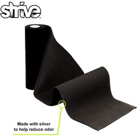 STRIVE Compression 4"x60" Therapy Wrap for Wrist, Arm, Leg, Ankle, Elbow, Enhances Blood Flow, Reduces Swelling, Accelerates Healing, Black, Made in The USA