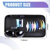 Yumfugu Pack-1 Car CD Holder, Universal Leather Sun Visor Organizer