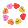 Operitacx Pack of 20 Cute Heart-Shaped Erasers Dry Erase Magnetic