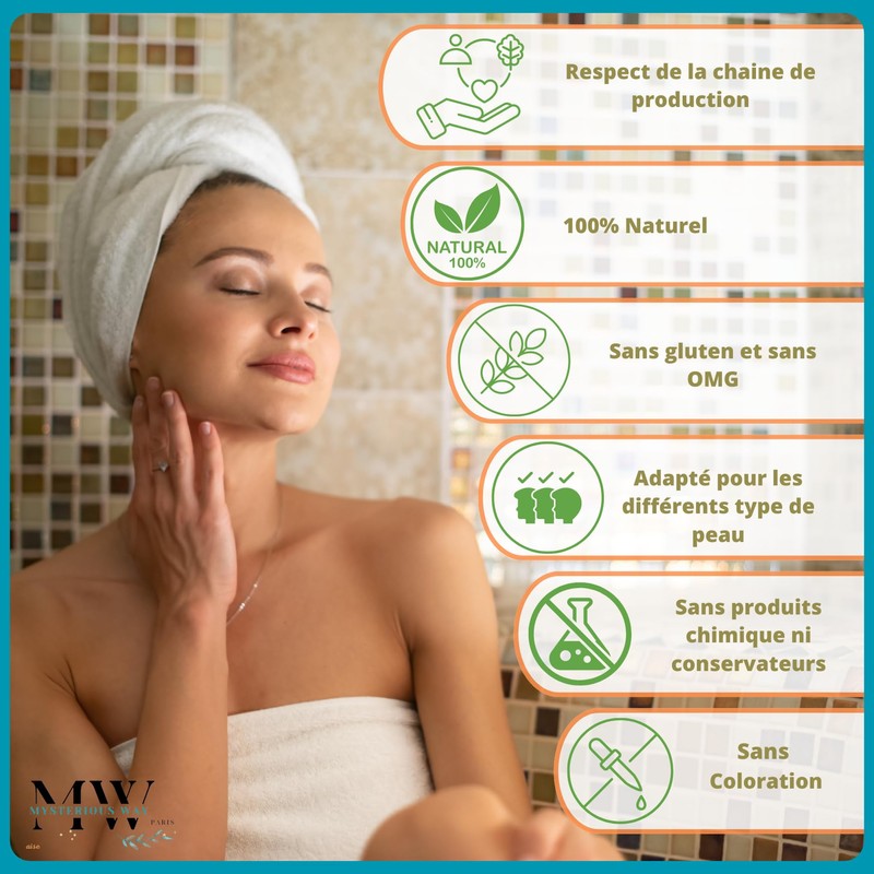Clay 200g Natural Powder Masks for Body and Face Care