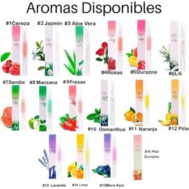 Paquete 12 Aceite Hidratante Revitalizante Natural Para Uña Cutículas Manicure Esmalte de Nutrición Para Uñas Húmedas Aplicador Lápiz Aroma Frutal Rep