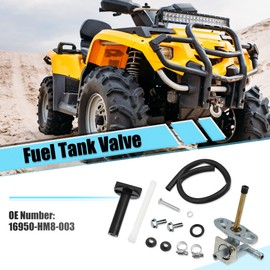 X AUTOHAUX ATV Fuel Gas Petcock Valve Shut Off Tank Switch Kit with Lever Screw Assembly 16950-HN7-003 for Honda Rancher 350 Fuel Tank Switch Valve Part