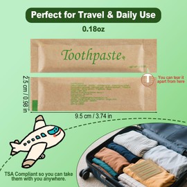 0.18oz Small Toothpaste Travel Size Bulk,Mini Toothpaste Travel for Hotel Camping Gym Office School Homeless30