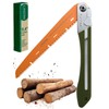 LAGOM Folding Camp Saw for Cutting Branches, 11.4" Straight Blade