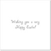 doodlecards Easter Card Happy Easter Eggs Square Size with Plain