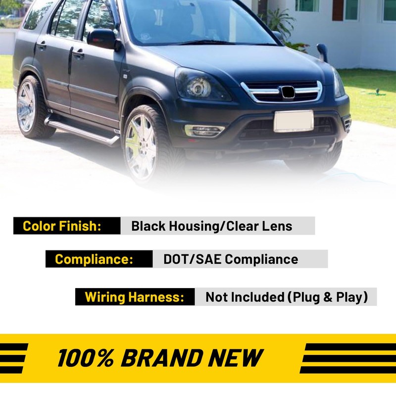 AUTOFREE Fog Lights for Honda CRV 2002-2004 with 9006 12V51W