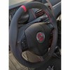 AUTOKLEIDUNG Steering Wheel Cover with Ring for Lacing Carbon Look