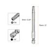 sourcing map T30 Security Torx Bit 1/4" Hex Shank 3"