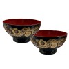 KOTOBUKI Japanese 4.50" Lacquered Plastic Rice Soup Bowls – Ume