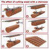 Zozen Chainsaw Mill with Lumber Guide Brackets, Portable Sawmill Kit