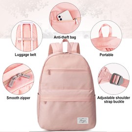 HASAGEI Backpack Men Women School Backpacks for 15.6 Inch Laptop, Compartment Daypack, Modern Waterproof Casual Large Backpack, Teenager School Bag Hiking Backpack for School Work Travel