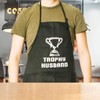 Funny Guy Mugs Trophy Husband Adjustable Apron with Pockets -
