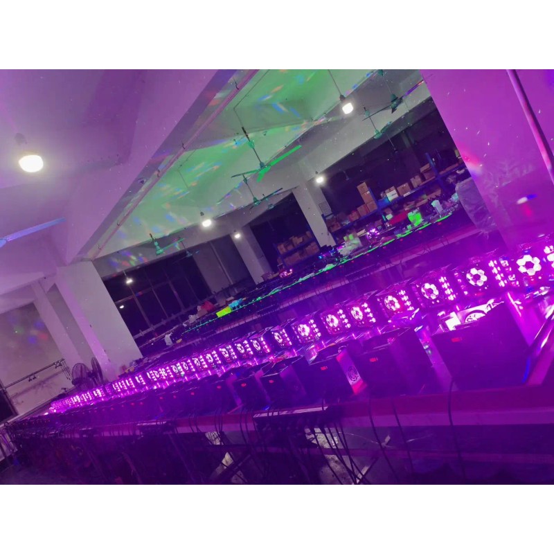100W UV Bee Eye Strobe Stage Light, DMX512 Remote Control