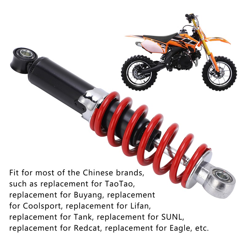 Shock Absorber 250mm/9.8in 5 Levels Adjustable Rear Steel Alloy Replacement
