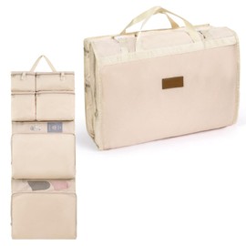 CINPIUK 8-in-1 Packing Cubes for Travel, Suitcase Organzier Bags with Handle for Luggage, Road Trip Travel Accessories with 8 Pockets, Space Saving Luggage Bags